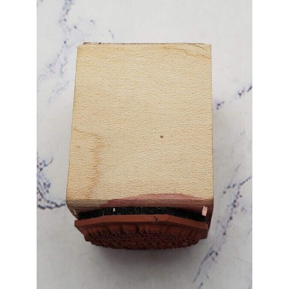 Friends Friendship Circler Small 1x1 Wood Mounted Rubber Block Stamp - Picture 6 of 7